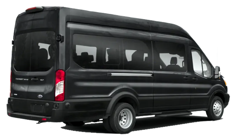 Solano Airport Shuttle van offering Vacaville Airport Shuttle service to SMF, SFO, OAK, and SJC