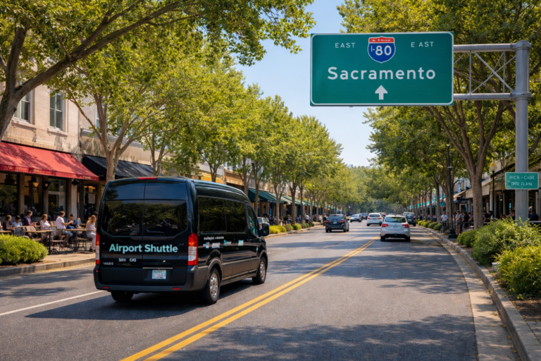 Davis Airport Shuttle providing reliable transportation from Davis CA to major Northern California airports